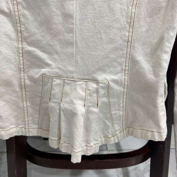 Women Jean stretchy material jacket - Picture 3 of 7